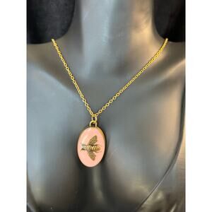 Apis Medallion | Reimagined Gucci Bee Pendant Necklace Gold Tone